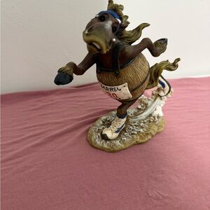 Brown Horse Figurine Elmer Horse Barrel Race